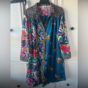 UMGEE*Colorful Floral and Animal Print Dress